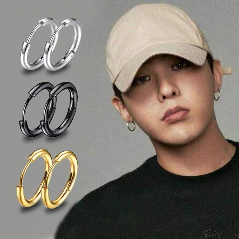 Golden Elegance Hoop Earrings