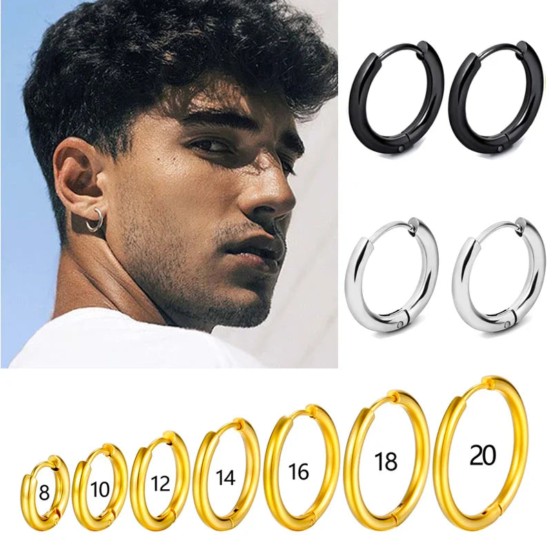 Golden Elegance Hoop Earrings