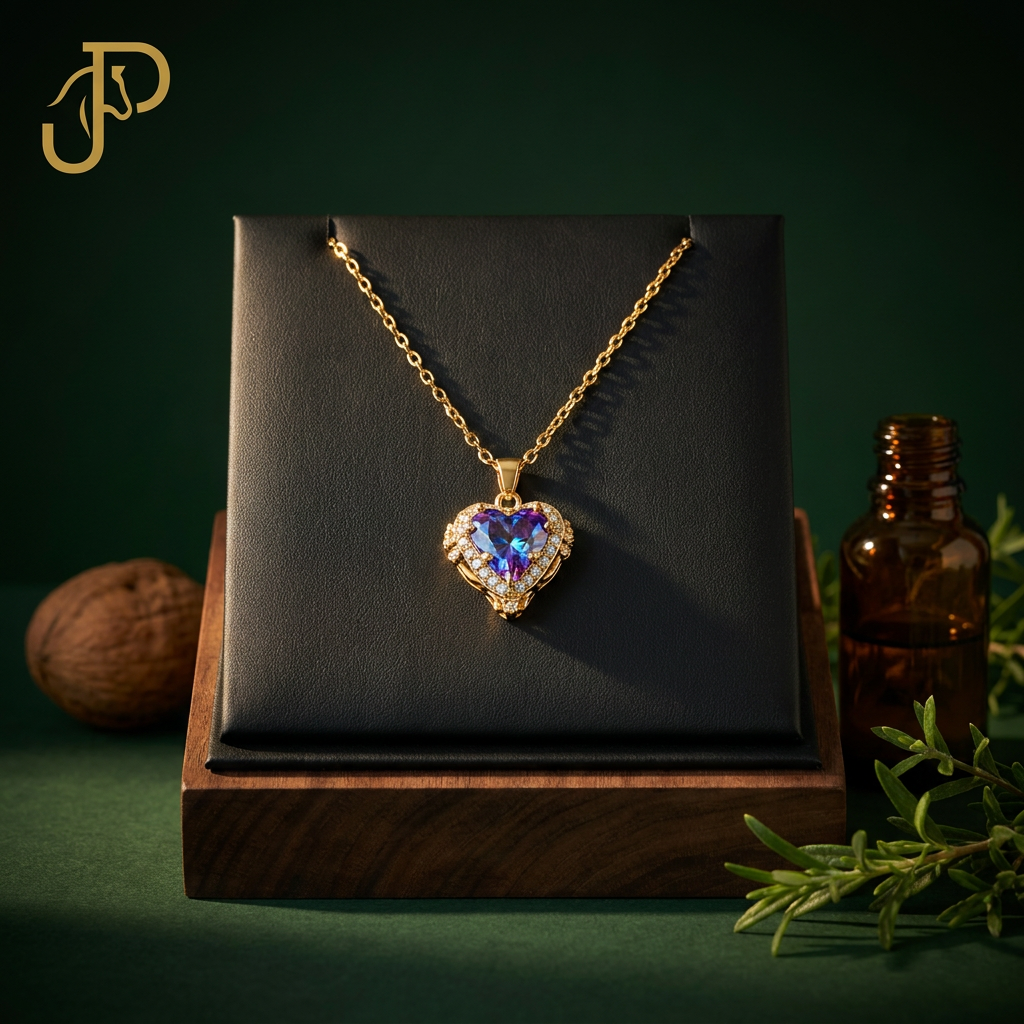 Ocean Heart Necklace