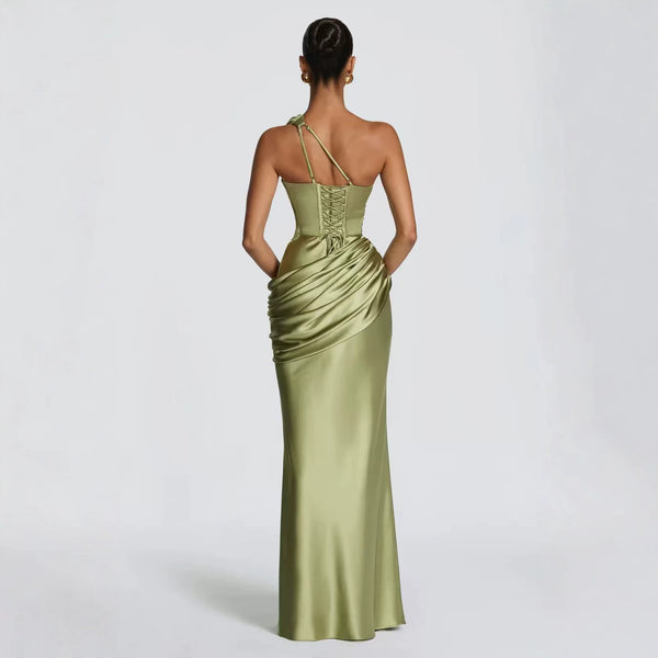 Elegant Asymmetric Evening Dress