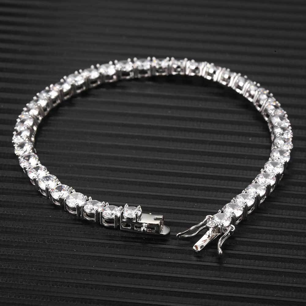 Sparkling Zircon Tennis Bracelet