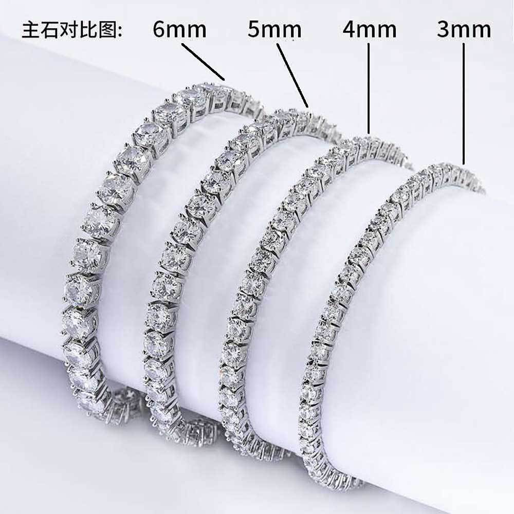Sparkling Zircon Tennis Bracelet