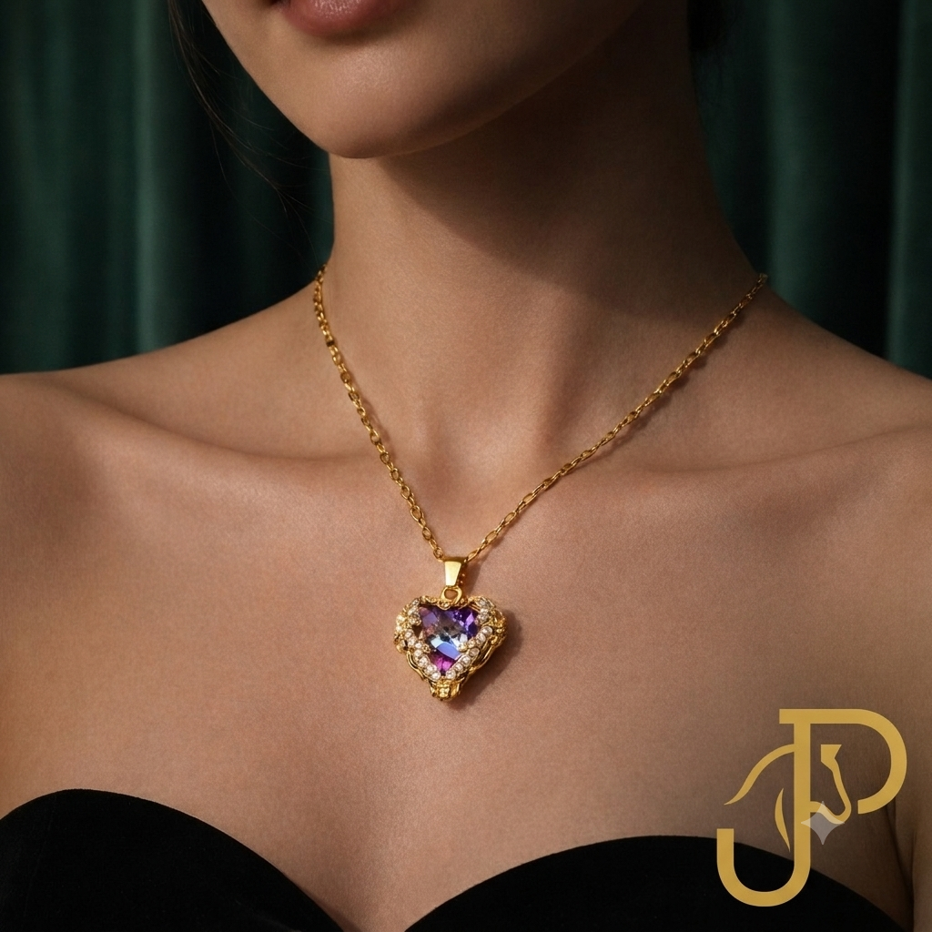 Ocean Heart Necklace
