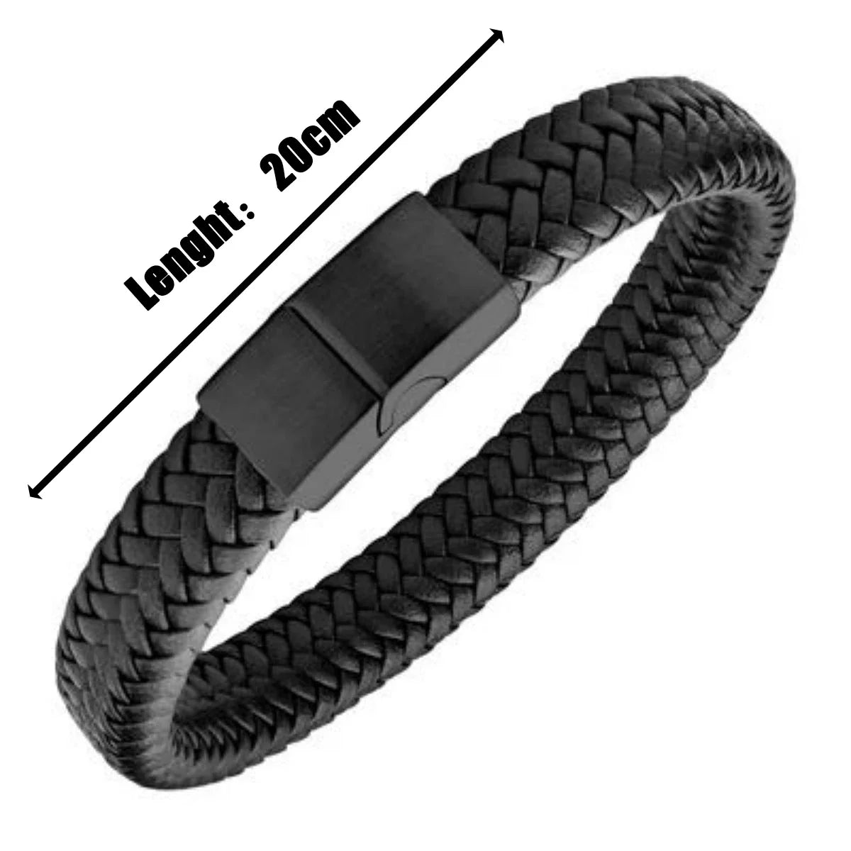 Stylish Leather Men's Bangle
