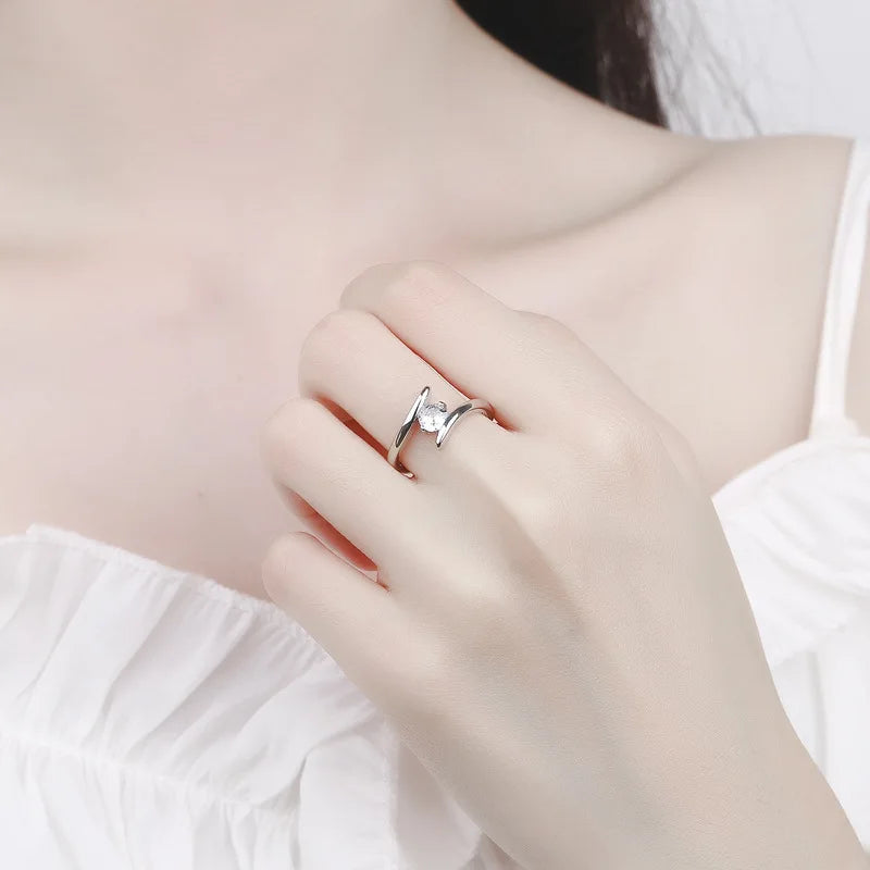 925 Silver Zircon Luxury Ring