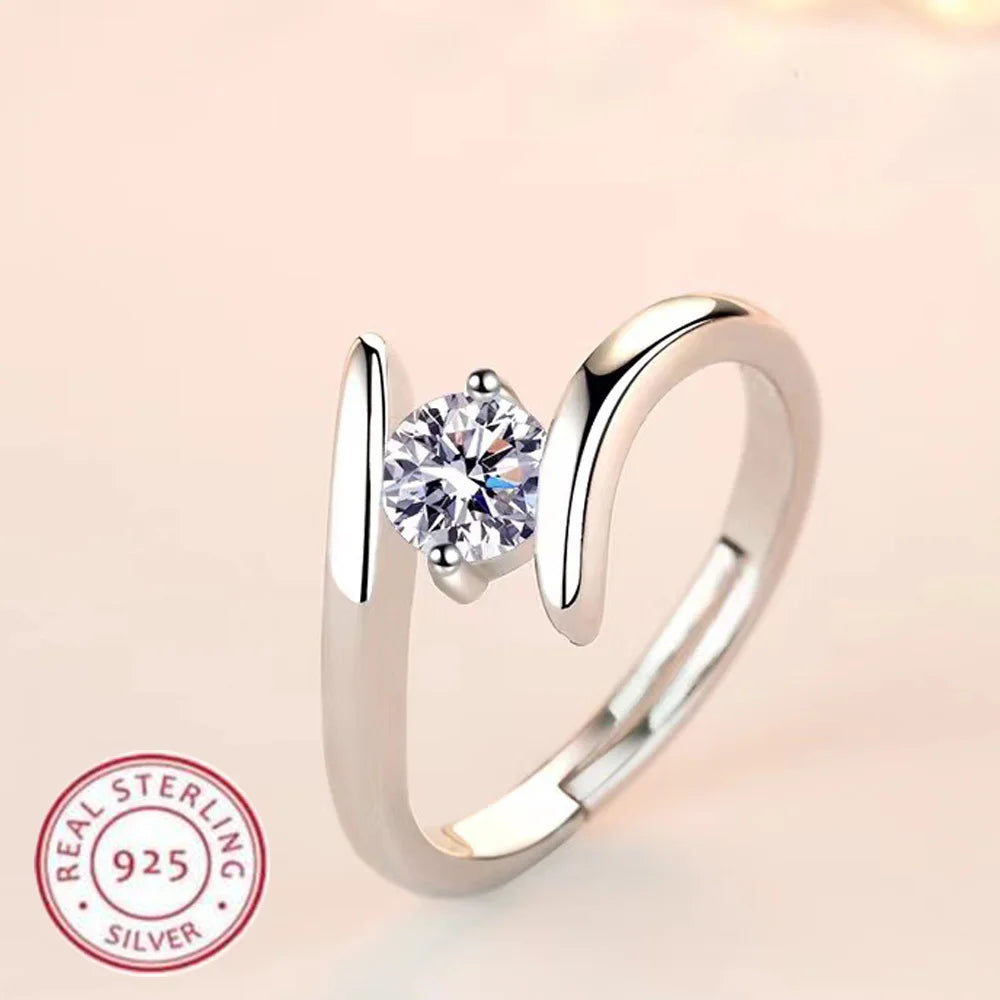 925 Silver Zircon Luxury Ring