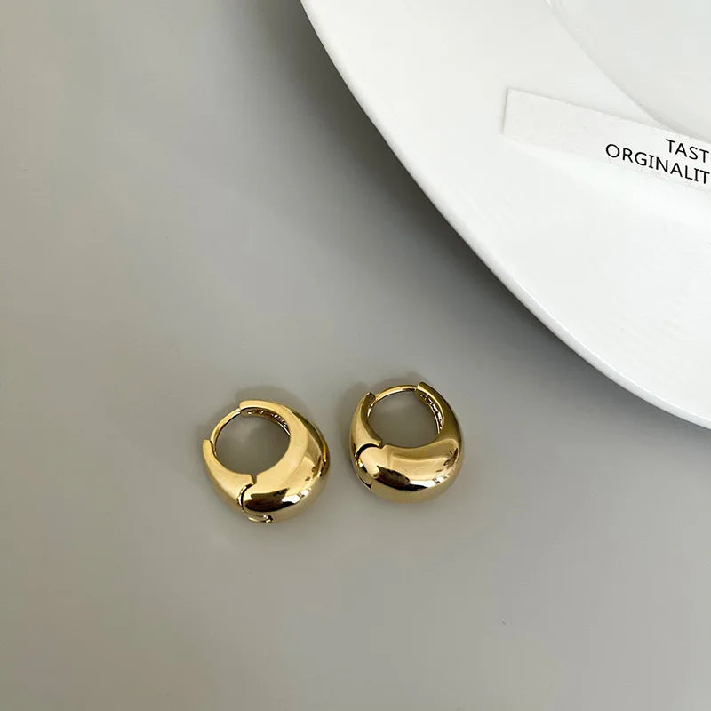 Chic Chunky Hoop Earrings