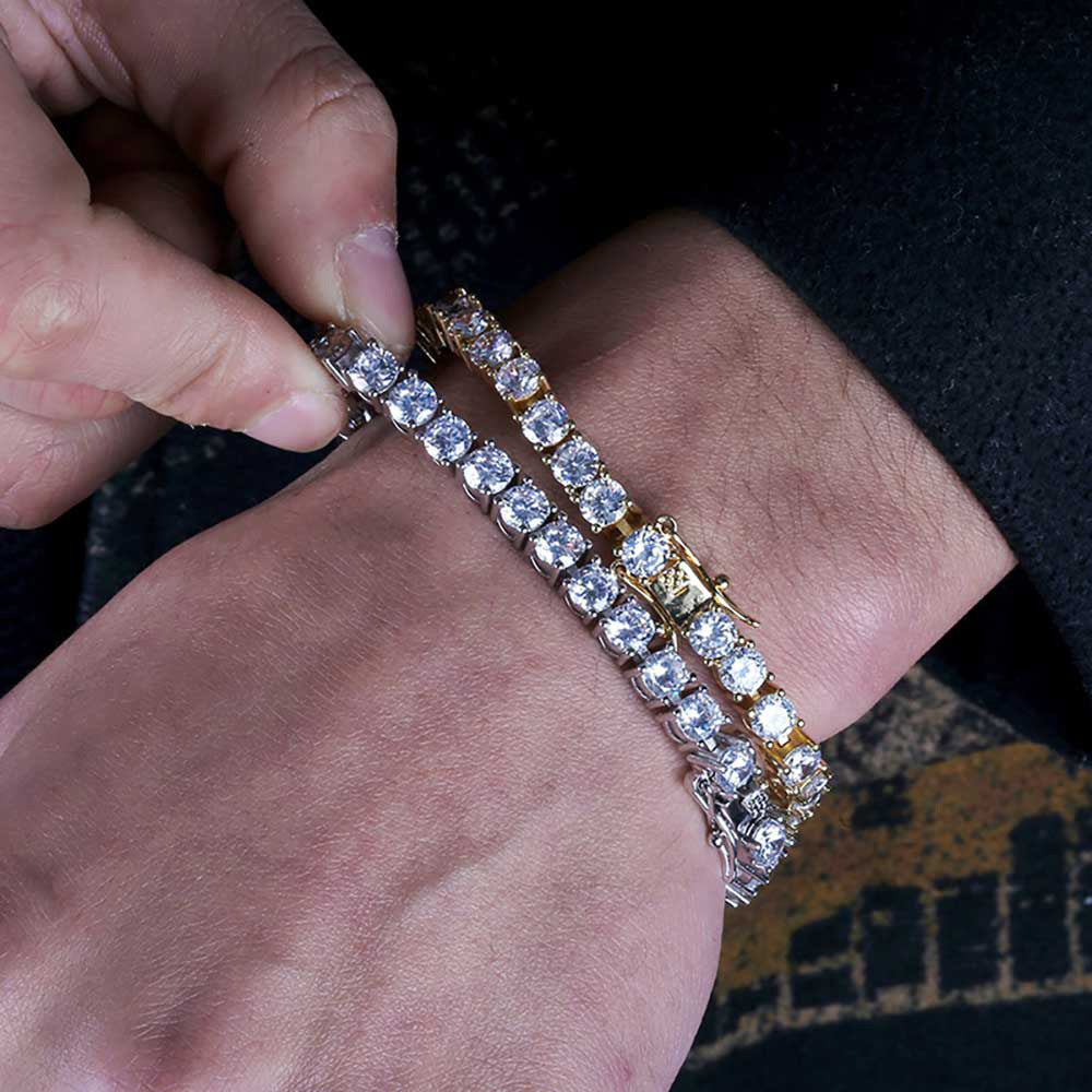 Sparkling Zircon Tennis Bracelet