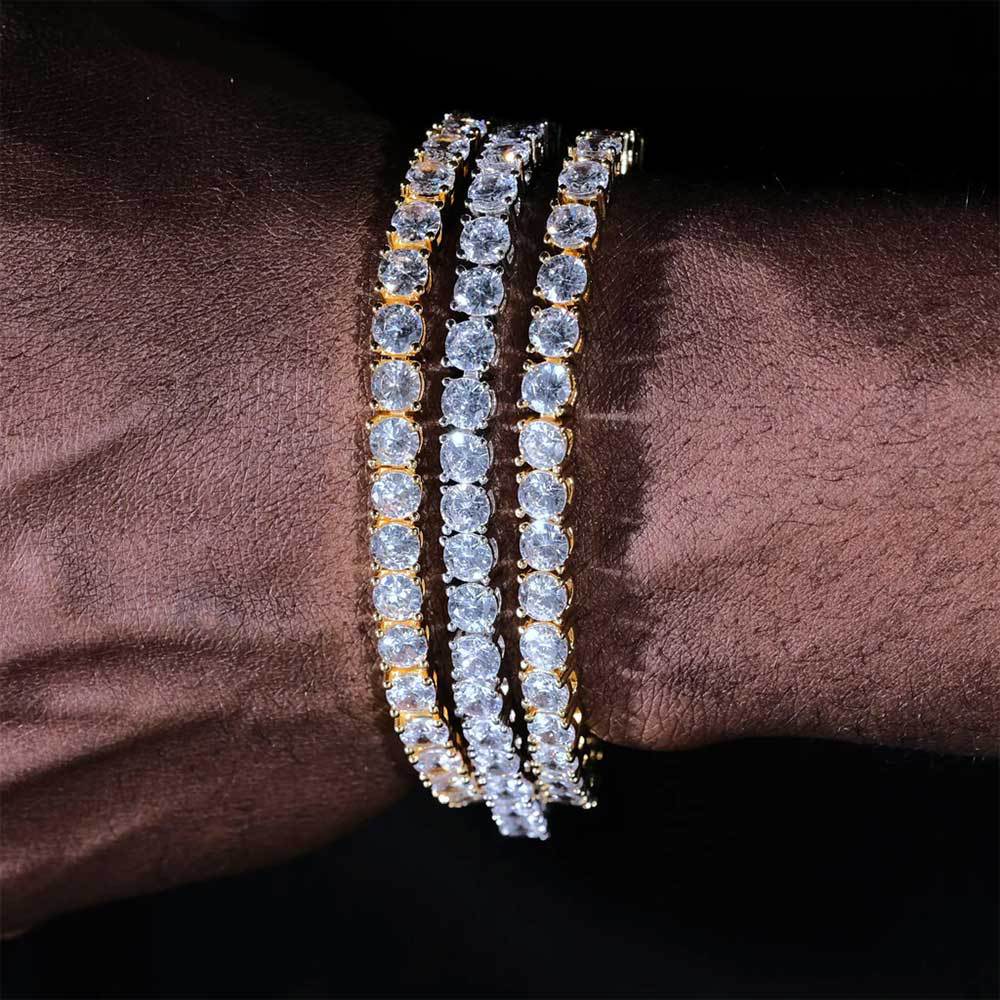 Sparkling Zircon Tennis Bracelet